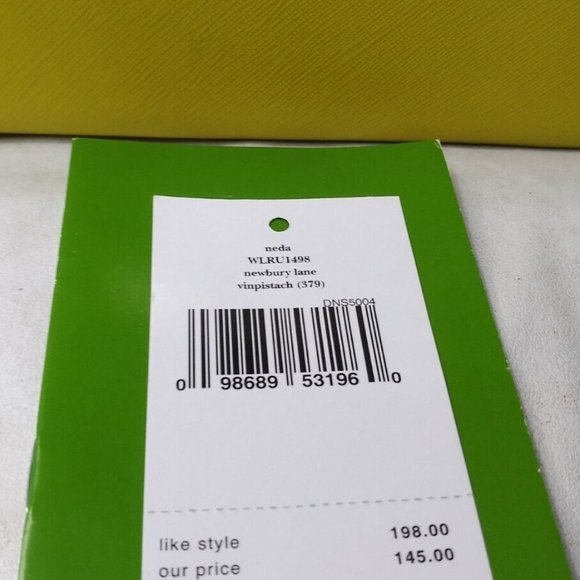 Kate Spade Newbury Lane Neda Wallet Rosegold Large Zip Around Clutch Leather - Picture 7 of 11